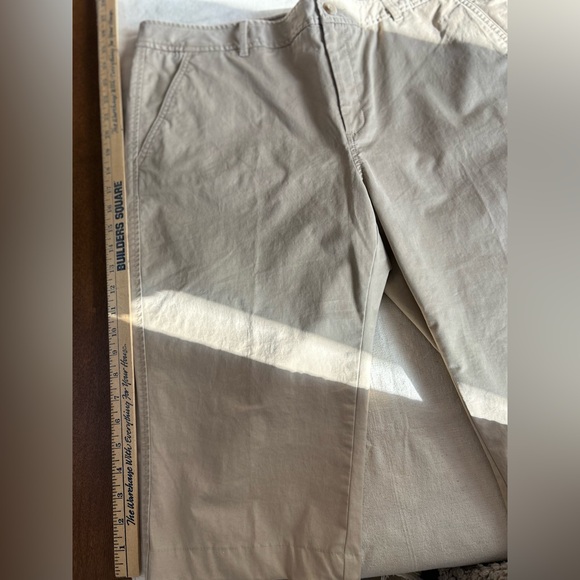 LL Bean Pants Favorite Fit Cotton Blend Beige Casual Womens Pants. Like new. 16s - Picture 7 of 8